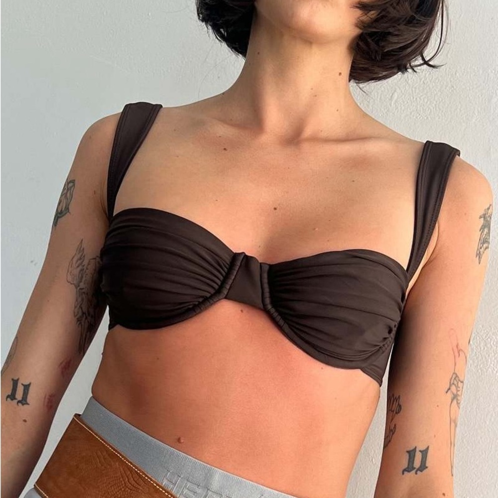 Belle the Label Oracle Top Carob Medium Balconette Bikini